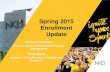 Spring 2015 Enrollment Update - Inside NKU: Northern ... · Spring Over Spring Enrollment Comparison by Student Level Decreases With the Exception of School-based Scholars 12,006