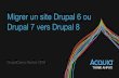 Migrer un site Drupal 6 ou Drupal 7 ... - Drupalcamp Paris · DrupalCamp Nantes 2016 ... Contexte de cette présentation. Vous avez dit API de migration ? Module Description migrate_upgrade