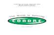 CONDRE CD/DVD TRACER PRO WITH HARD DRIVE OPERATOR’S … · 3. To load a CD/DVD into a Hard Drive Partition, press the MODE button a few times until the LCD screen reads Load. Load