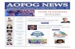Stay Safe & Healthy Follow the guidelines Newsletter - June 2020.pdf · AOFOG Newsletter Volume 2/2020 1 AOFOG Committee Chairs President’s Message…. Dear members, Lockdowns in