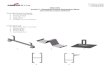 SRIS-001 Arista™ Mounting System Instruction Sheet Solar ...€¦ · 31/3/2010  · Arista™ Mounting System Instruction Sheet Solar Rooftop Support Ballasted Tools Needed For