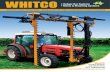 • Hedger Bar Systems • Masts & Mounting Systems...WHITCO Masts & Mounting Systems A versatile addition to your vineyard, orchard or grove tractor Masts & Mounting Systems Multi-use