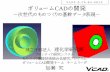 ボリュームCADの開発 - jsme.or.jp · 2011. 9. 30. · vcad-d-tr-04-3019 ボリュームcadの開発 ー次世代のものつくりの基幹データ表現ー 独立行政法人