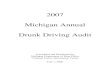 2007 Michigan Annual Drunk Driving Audit · 2016. 2. 26. · Alcohol Involved 2007 Michigan Annual Drunk Driving Audit Alcona (County #01) Pursuant to MCL 257.625 Data on file as