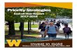 Invest in Gold - Western Michigan University · Invest in Gold Priority Strategy Report 2017-18 2 Executive Summary Western Michigan University is committed to being learner-centered,