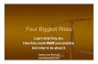 Four Biggest Risks - meclawfirm.com€¦ · surviving spouse takes 1st $150K Plus one half of remaining balance. Married Spouse dies Does not matter if children with current spouse