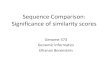 Sequence Comparison: Significance of similarity scoreselbo.gs.washington.edu/courses/GS_373_18_sp/slides/... · Sequence comparison score (under the null) ncy •The probability of