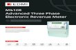 Advanced Three Phase Electronic Revenue Meter · Mk10E Advanced Three Phase Electronic Revenue Meter Atlas Series - Class 0.5S & Class 1 Measurement • Class 0.5S & Class 1 (MID