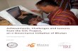 Achievements, Challenges and Lessons from the …...Achievements, Challenges and Lessons from the G2C Project, an e-Governance Initiative of Bhutan iv their workload or had the potential