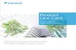Daikin Applied Product Line Card · Product Line Card Daikin Applied HVAC system solutions Advanced technology and solutions from the world’s leading innovator in HVAC. Daikin Industries,
