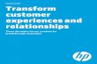Viewpoint paper Transform customer experiences and ...docs.media.bitpipe.com/io_10x/io_109847/item_691430/transform c… · 9 Optimizing customer relationships 9 For more information.