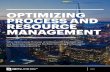 OPTIMIZING PROCESS AND RESOURCE MANAGEMENT€¦ · PROCESS AND RESOURCE MANAGEMENT ©2015. ... balancing the need to streamline operations and maximize profitability has never been