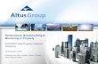 Performance, Benchmarking & Monitoring in Property · 2016. 12. 9. · Introduction to Altus Group Altus Group Limited Altus Infrastructure Research, Valuation & Advisory Realty Tax