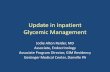 Advances in Inpatient Glycemic Control · Intensive Insulin Therapy and Improved Outcomes Study (population) Intensive insulin therapy Outcome DIGAMI 1 (MI) Insulin-glucose infusion