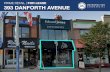 PRIME RETAIL | FOR LEASE 393 DANFORTH AVENUE · Avenue oﬀers prime retail exposure in the heart of Greektown. The property beneﬁts from high pedestrian and ... UTILITIES Separately