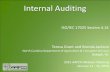 Internal Auditing - Association of American Feed Control Officials … · 2015. 1. 28. · Internal Auditing Teresa Grant and Brenda Jackson North Carolina Department of Agriculture