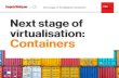 Next stage of virtualisation: Containers · 2018. 4. 12. · enterprise momentum for microservices Case study: SEO startup containers to solve cloud app scalability issues network