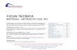 FICHA TENICA ANTRACITA-files8.design-editor.com/94/9409855/UploadedFiles/5D2A09...FICHA TECNICA MATERIAL: ANTRACITA COD: 001 Características: La Antracita para ﬁltros está constituida