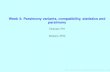 Week 3: Parsimony variants, compatibility, statistics and ...evolution.gs.washington.edu/gs570/2014/week3.pdf · Week3:Parsimonyvariants,compatibility,statisticsandparsimony–p.11/50.