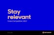 Stay relevant · Stay relevant Case Competition 2017. Artlinco blev etableret i 2001 330+ succesfulde projekter Mere end 1000 produkter 2001. Viden og evide Fremfor gætværk ns .