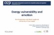 Energy vulnerability and emotion · 2020. 2. 14. · Energy vulnerability and emotion competitionpolicy.ac.uk High quality independent research into competition policy and regulation