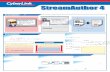 ナレッジ共有コンテンツ作成ソフト StreamAuthor 4jp.cyberlink.com/stat/volume-license/jpn/brochure/SA4_brochure.pdf · 心としたWebコンテンツになります。動