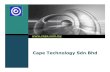 Cape Technology Sdn Bhd - Techfast · Factory Location Plot 25, Phase 4, Non-FTZ, Bayan Lepas Industrial Estate, 11900 Bayan Lepas, Penang. Company Profile LOGO SALES TURNOVER Yearly