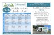 Document1 · Te Korowai Hauora o Hauraki Mobile whänau FREE health clinic PROPOSED SCHEDULE - SUBJECT TO CHANGE Mõ tätou o Hauraki Affordable medical & wellness services