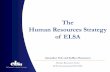 The Human Resources Strategy of ELSA...Article 2.1 Human Resources Strategy ICM Cologne 2013 Adoption of Strategic Goals 2018 Strategic Goals 2018, Internal Structure ELSA shall focus