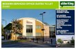 MODERN SERVICED OFFICE SUITES TO LET Exeter...2018/09/06  · The office suites are generally charged on a ‘per desk’ basis, with those external suites (adjacent to windows) charged