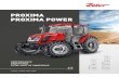 PROXIMA PROXIMA POWER - Brownlee Equipment · generators, extremely efficiently. for example, you can run your PTO at 540 rpm while engine is at low idle. The Proxima Power series