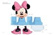 Fold - Disney Family...5. Glue each arm to Minnie's sides. 6. Choose which envelope you would like to place in Minnie’s hand. Fold it in half and glue it so the design is now two-sided.