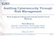 Auditing Cybersecurity Through Risk Management · 2019. 11. 25. · Auditing Cybersecurity Through Risk Management New England Intergovernmental Audit Forum Meeting . Nick Marinos