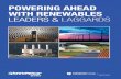 POWERING AHEAD WITH RENEWABLES LEADERS & LAGGARDS · India faces formidable challenges of meeting its energy needs and in providing adequate energy of desired ... I appreciate the