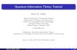 Quantum Information Theory Tutorialmarkwilde.com/teaching/2016-isit/ISIT-QIT-tutorial-staggered.pdf · published by Cambridge University Press (2nd edition forthcoming) July 10, 2016,