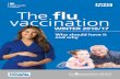 The flu vaccination Winter 2015/16 · the virus. But the best way to avoid catching and spreading flu is by having the vaccination before the flu season starts. How do we protect