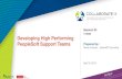 Developing High Performing PeopleSoft Support …...Developing High Performing PeopleSoft Support Teams April 25, 2018 Randy Johnson – SpearMC Consulting Introduction • Over 20