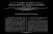 Salemi kuukiri mai 2018 - Salemi kogudus · Salemis avatud kohvik kell 18-21. Laupäeval, 19. mail muidugi rongkäik Emajõe äärest Loomemajanduskeskuse õuele, ja kell 16 kiriku