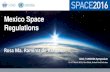 Mexico Space Regulations · 2016. 3. 23. · Outer Space Regulation IV. Problematic in the dual use of space by space objects V. Conclusions 23 March 2016 ICAO / UNOOSA Symposium