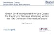 Smart Grid Interoperability Use Cases for Electricity ... · Smart Grid Interoperability Use Cases for Electricity Storage Modeling within the IEC Common Information Model Nigel Hargreaves