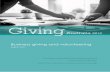 Business giving and volunteering€¦ · iv Giving Australia 2016 This report on business giving and volunteering was prepared by the Centre for Corporate Public Affairs as part of