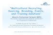 “Multicultural Recruiting, Sourcing, Branding, Events, and ... · - Faith-Based-For Women - Meetings / Workshops - Networking / Social - Professional Orgs Articles/Profiles Entrepreneurship