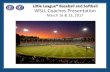 Little League® Baseball and Softball WSLL Coaches Presentation · Baseball Pitching West Side is offering a pitching clinic to its “Kid Pitch” division players and coaches. Proper