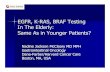EGFR, K-RAS, BRAF Testing In The Elderly: Same As in ... · FOLFOX FOLFOX ±± CC (OPUS) 105 0.003 vs. 0.46 36 8 172 59 10 N RR, % mPFS, mo FOLFIRI FOLFIRI ±± CC (CRYSTAL) 93 0.10