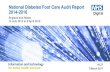 National Diabetes Foot Care Audit Report 2014-2016 England ... · National Diabetes Foot Care Audit Report 2014-2016 England and Wales 14 July 2014 to 8 April 2016 . Key ... • The