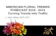 AMERICAN FLORAL TRENDS FORECAST 2018 - 2019 Turning … · trend applications • plan and set goals • apply colors and themes to visuals • create trend themed floral designs