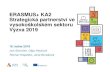 ERASMUS+ KA2 Strategická partnerství ve …...ERASMUS+ KA2 Strategická partnerství ve vysokoškolském sektoru Výzva 2019 16. ledna 2019 Jan Slavíček, Olga Heclová Roman Klepetko,