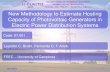 New Methodology to Estimate Hosting Capacity of ... · New Methodology to Estimate Hosting Capacity of Photovoltaic Generators in Electric Power Distribution Systems Code: 07.001