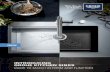 INTRODUCING GROHE KITCHEN SINKS · Customize your kitchen space by choosing the perfect GROHE sink for you. Within our K-series, we offer you eight beautifully designed and durable