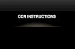 CCR INSTRUCTIONS - New Mexico Environment Department · •april 1, 2016- deliver information buyer systems. • june 17, 2016-last day to submit ccr to ccr rule administrator for